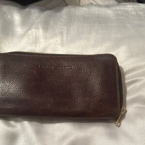 Portland Leather zip around wallet